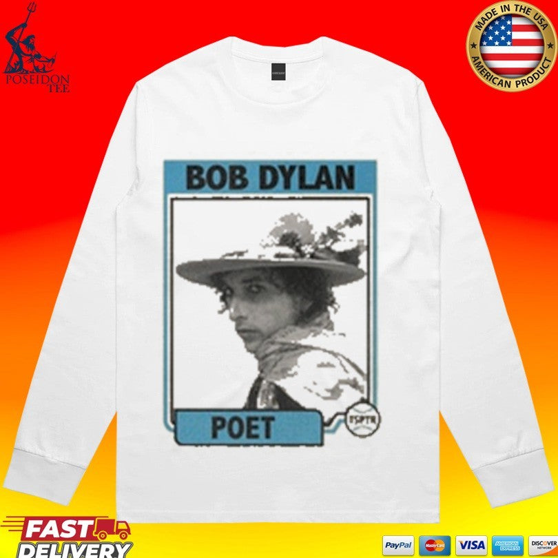 Tsptr Bob Dylan Poet Baseball Raglan Unisex