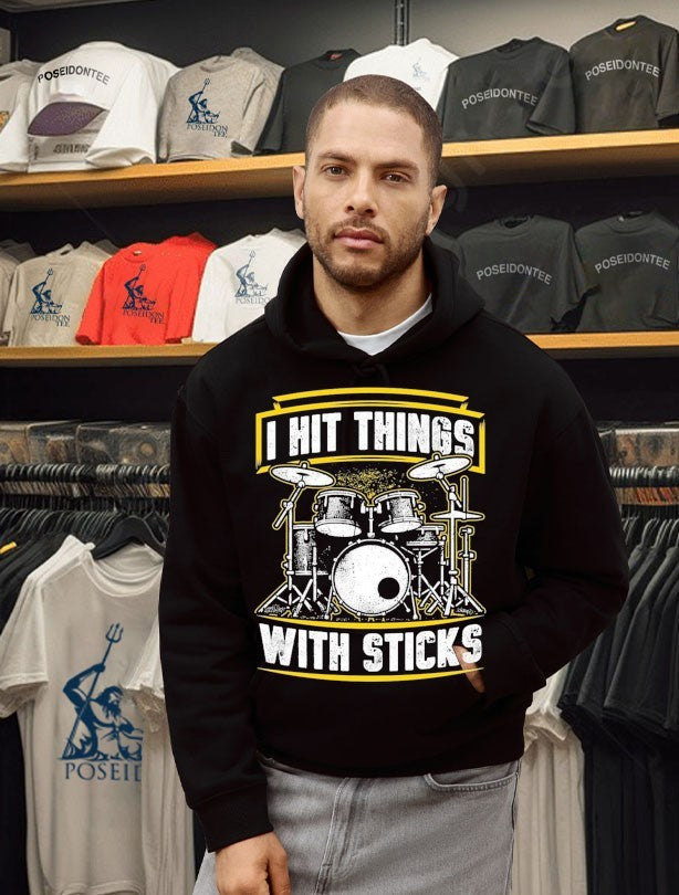 Twisted Thread I Hit Things With Sticks Music Unisex