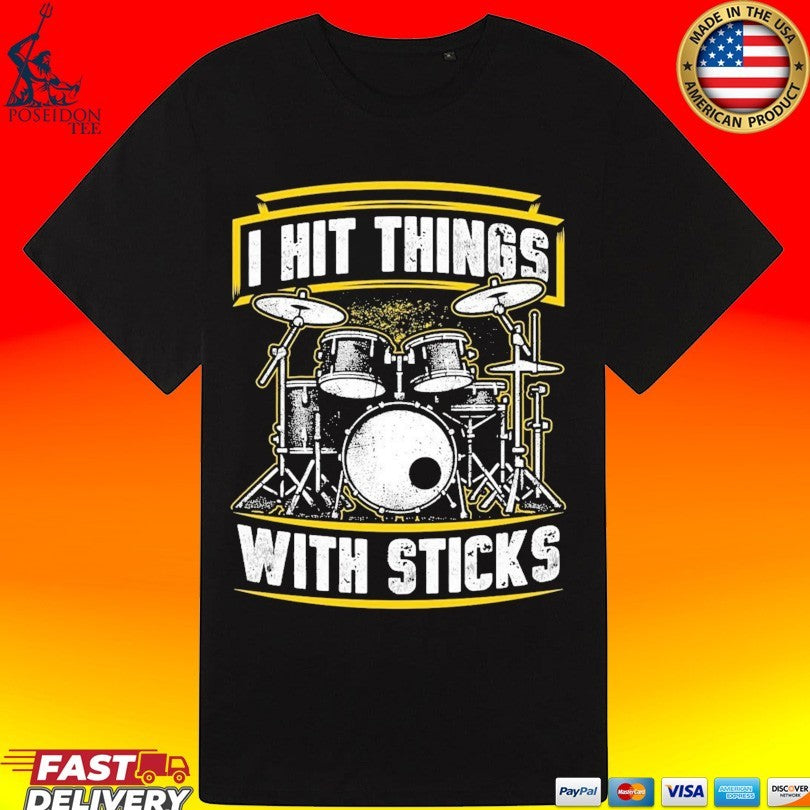 Twisted Thread I Hit Things With Sticks Music Unisex
