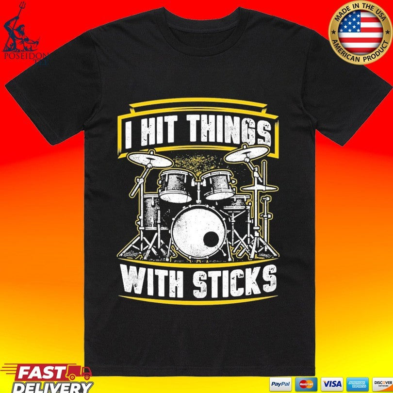 Twisted Thread I Hit Things With Sticks Music Unisex