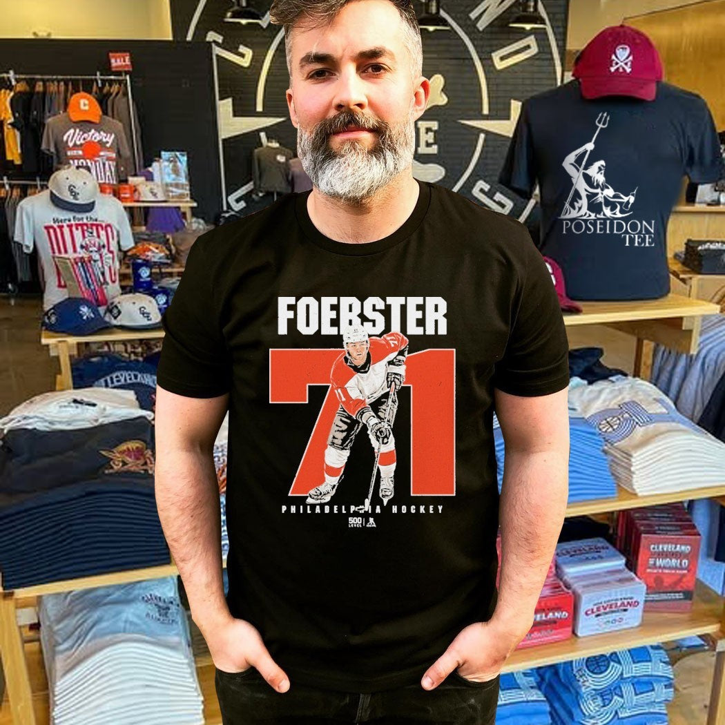 Tyson Foerster Philadelphia Flyers 71 Number Graphic Unisex