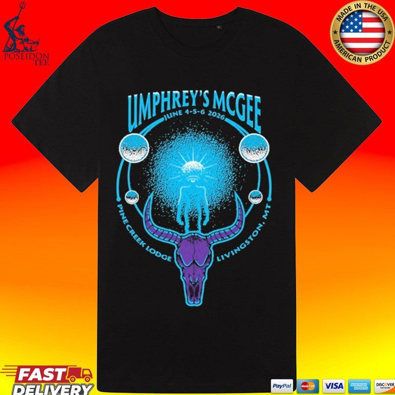 Umphrey’s Mcgee Tour Livingston Mt June 4-6 2026 Unisex