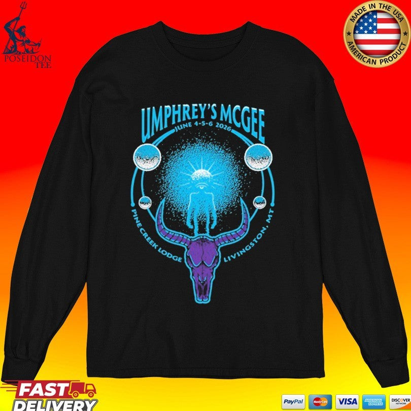 Umphrey’s Mcgee Tour Livingston Mt June 4-6 2026 Unisex