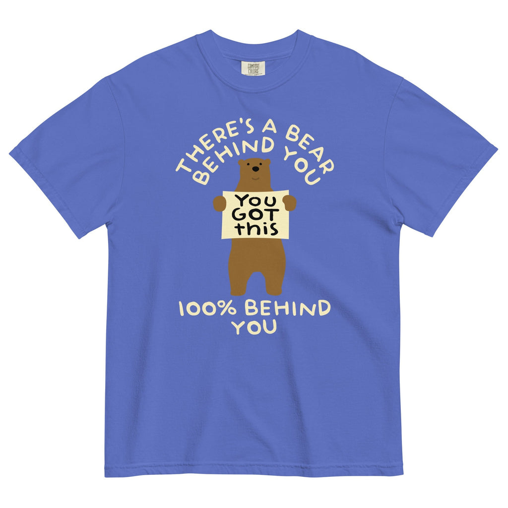 There's A Bear Behind You, 100% Behind You Men's Relaxed Fit Tee Unisex