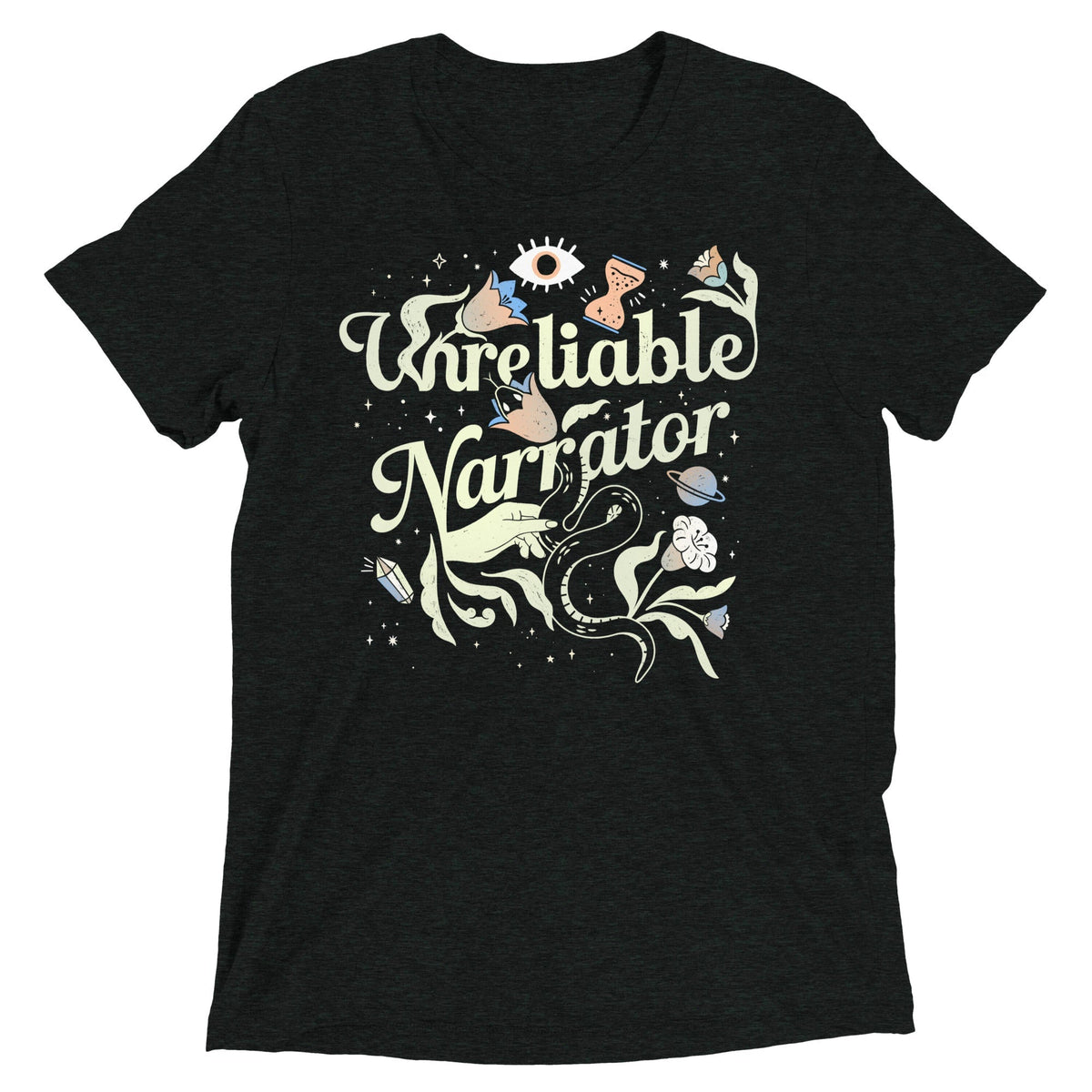 Unreliable Narrator Men's Tri-Blend Tee Unisex