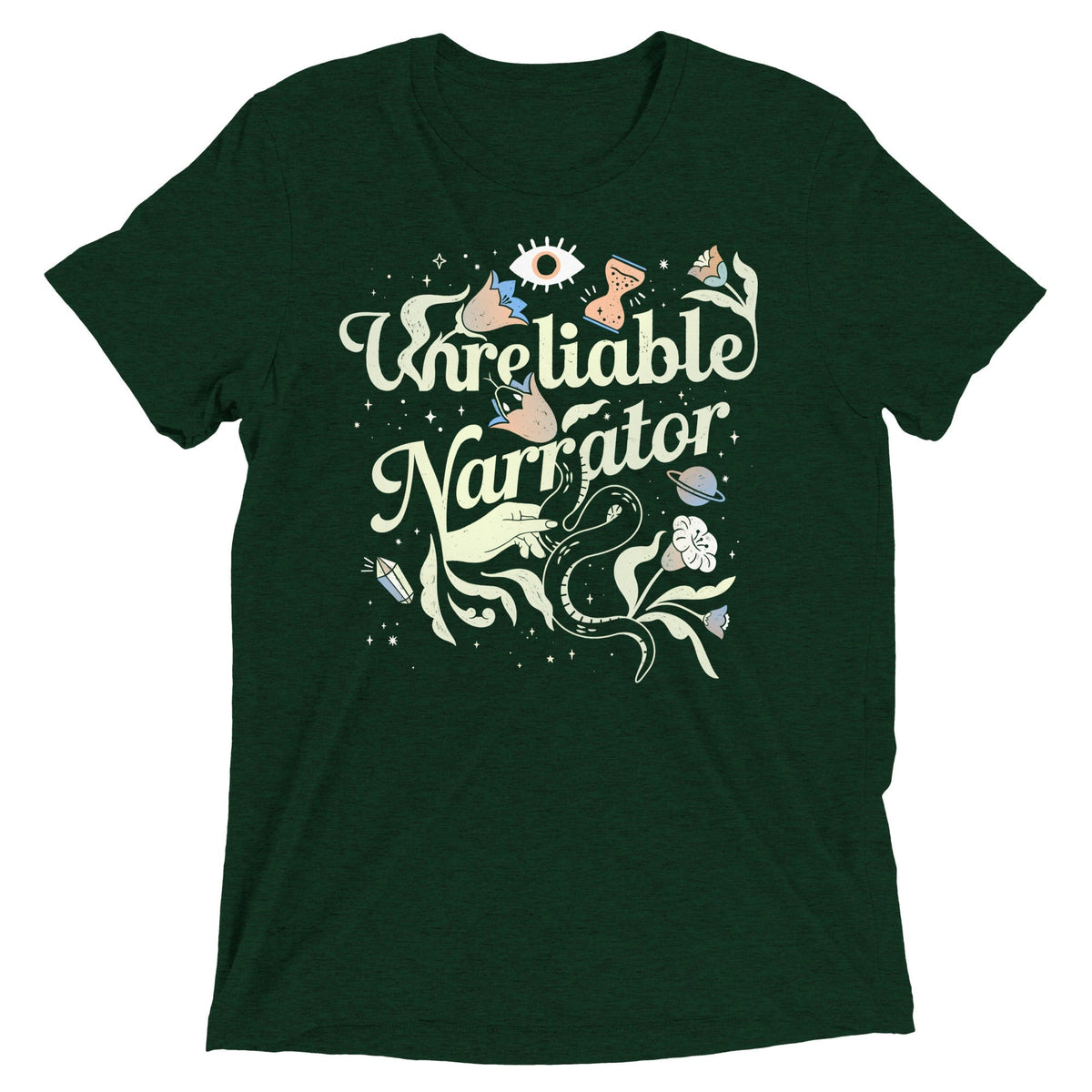 Unreliable Narrator Men's Tri-Blend Tee Unisex