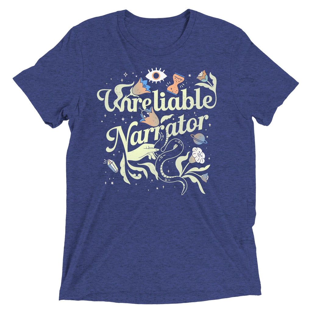 Unreliable Narrator Men's Tri-Blend Tee Unisex