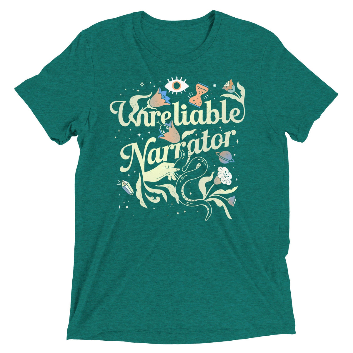 Unreliable Narrator Men's Tri-Blend Tee Unisex