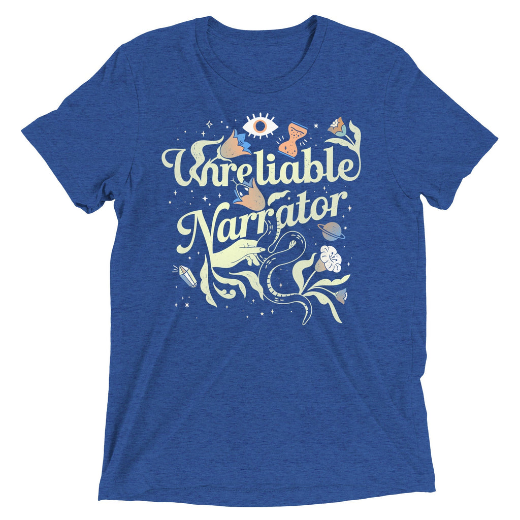 Unreliable Narrator Men's Tri-Blend Tee Unisex