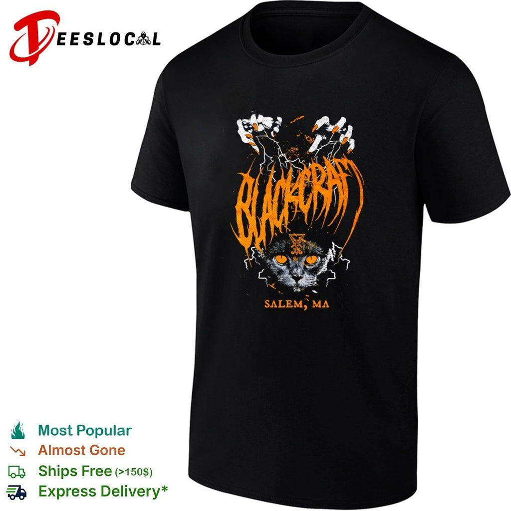 Blackcraft Salem MA Cat Gothic Apparel Unisex