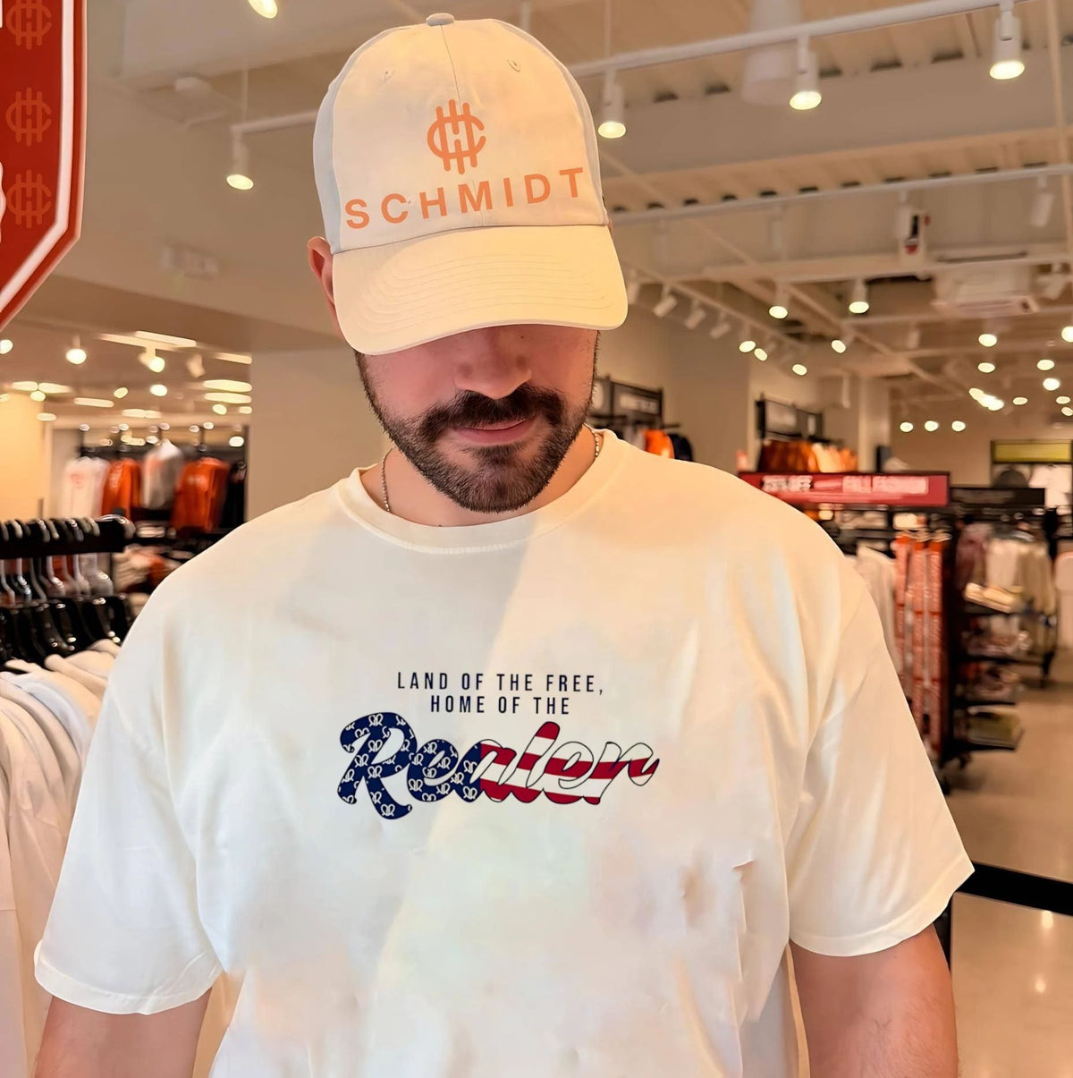 Land of the tree home of Realer American flag shirt Unisex
