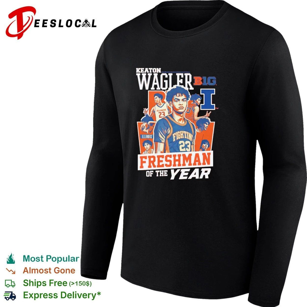 Keaton Wagler Illinois Fighting Illini Freshman of the Year Unisex