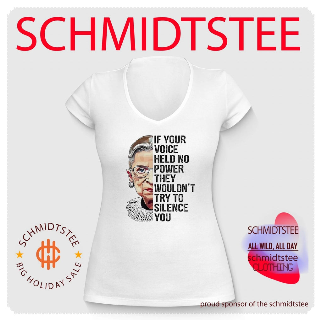 Ruth Bader Ginsburg if you voice helf no power they wouldn’t try to silence you shirt Unisex