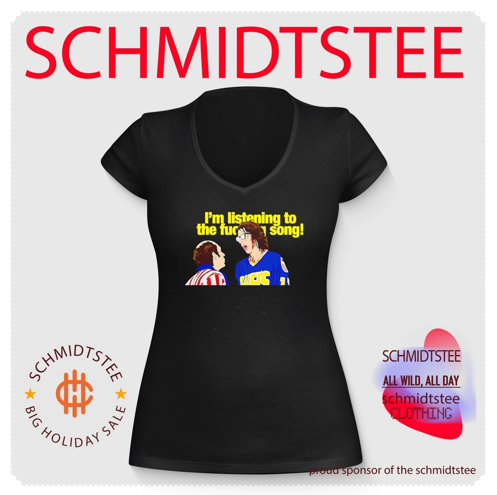 Hanson Brothers National Anthem I’m listening to the fucking song meme shirt Unisex