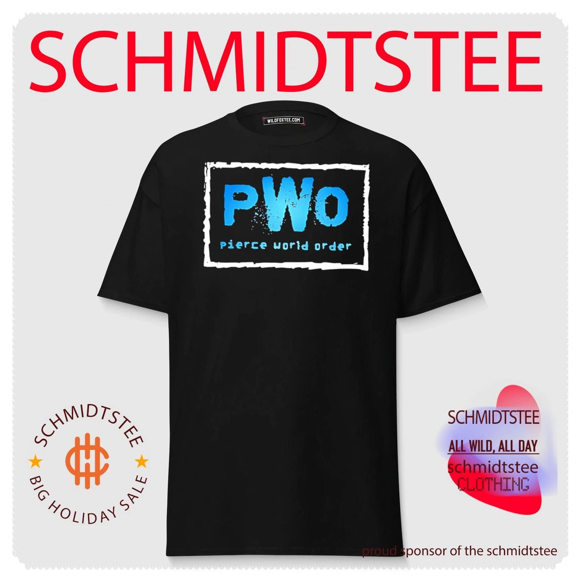 Johnny Pierce PWO Pierce World Order shirt Unisex