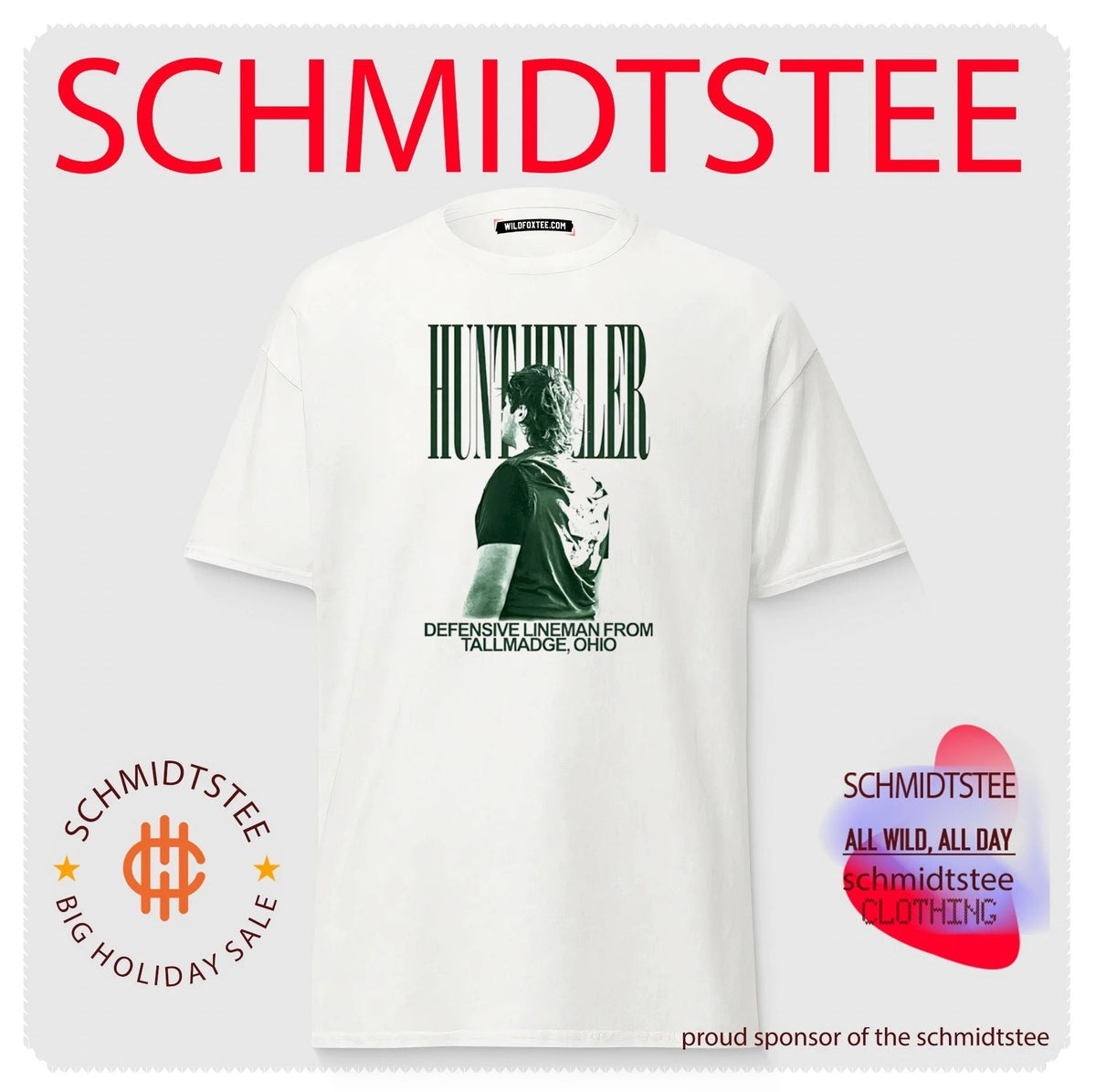 Nate Hunt Heller Defensive Lineman from Tallmadge Ohio shirt Unisex