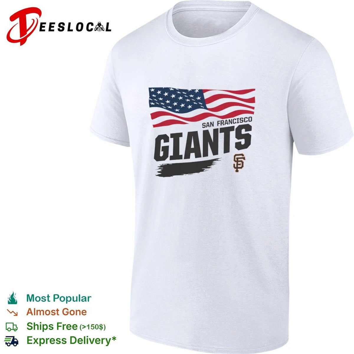 San Francisco Giants Waving Flag Starter Unisex