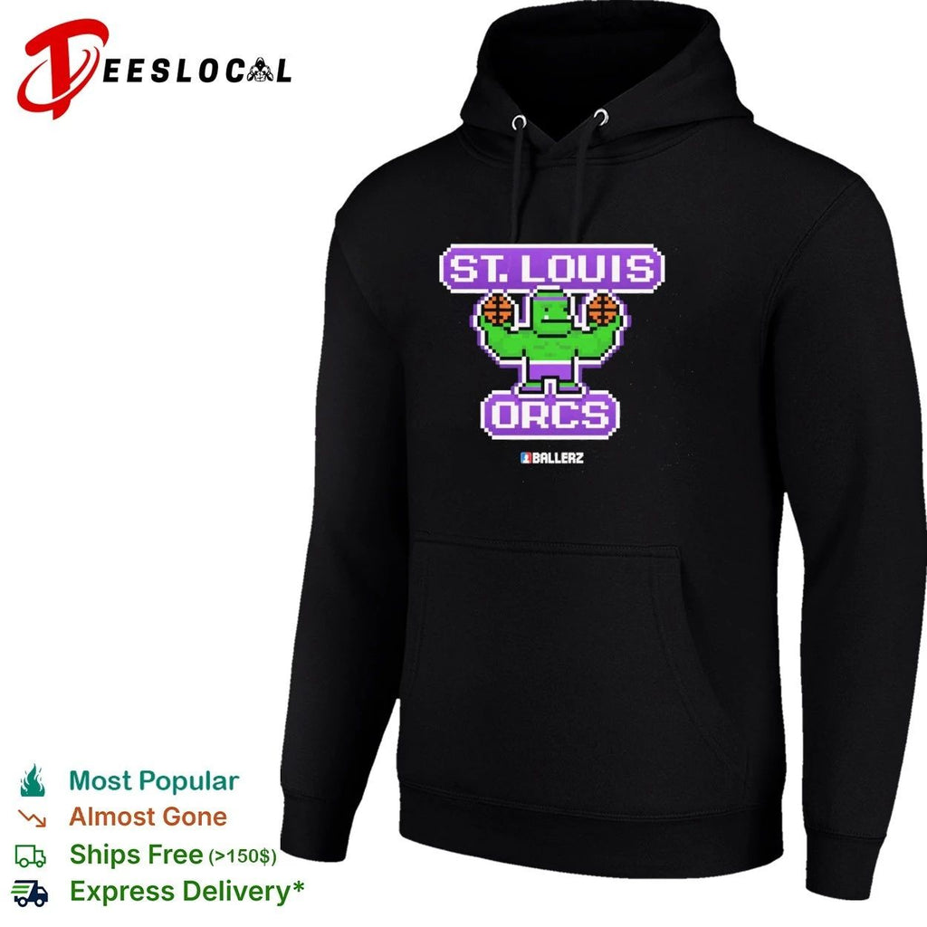 St Louis Orcs Ballerz basketball pixel art Unisex