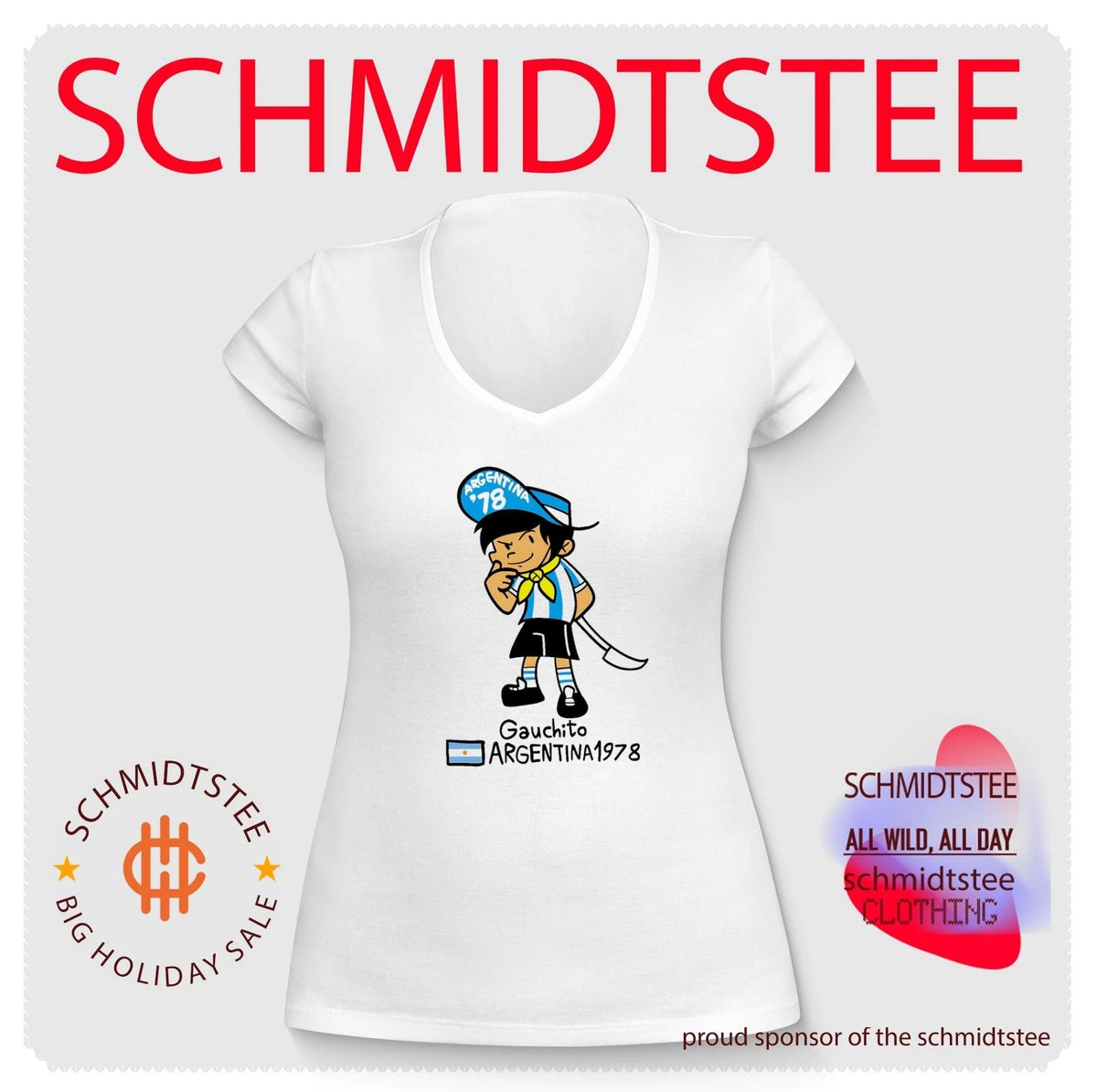 Gauchito 1978 Argentina World Cup Mascot shirt Unisex