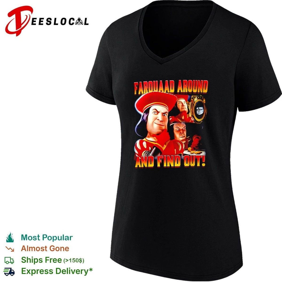 Farquaad Around and Find Out Shrek Gingerbread Man Unisex