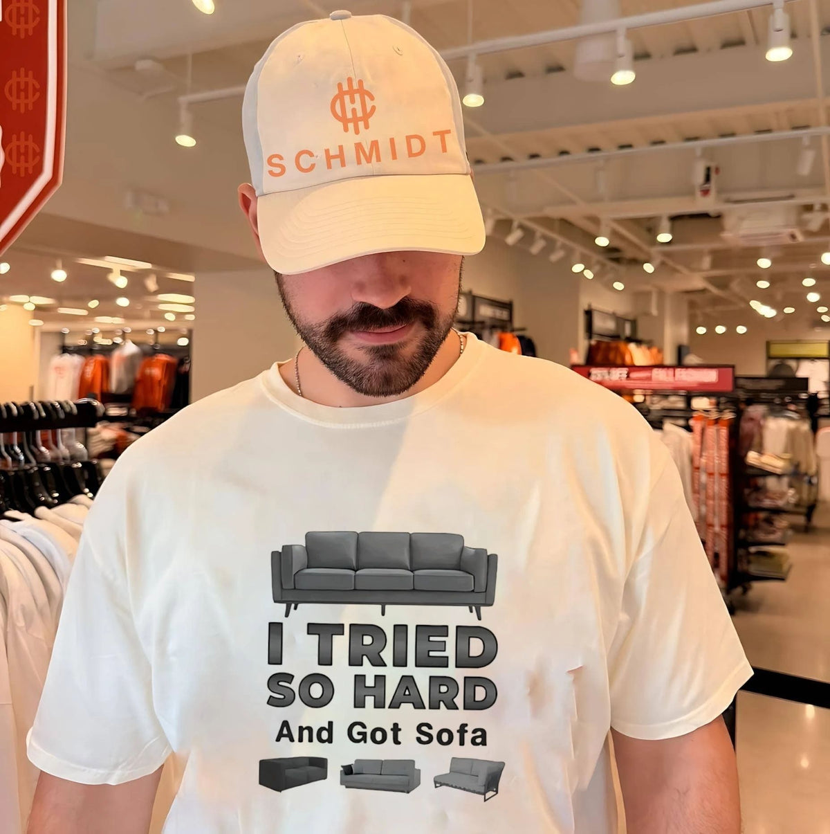 I tried so hard and go Sofa funny shirt Unisex