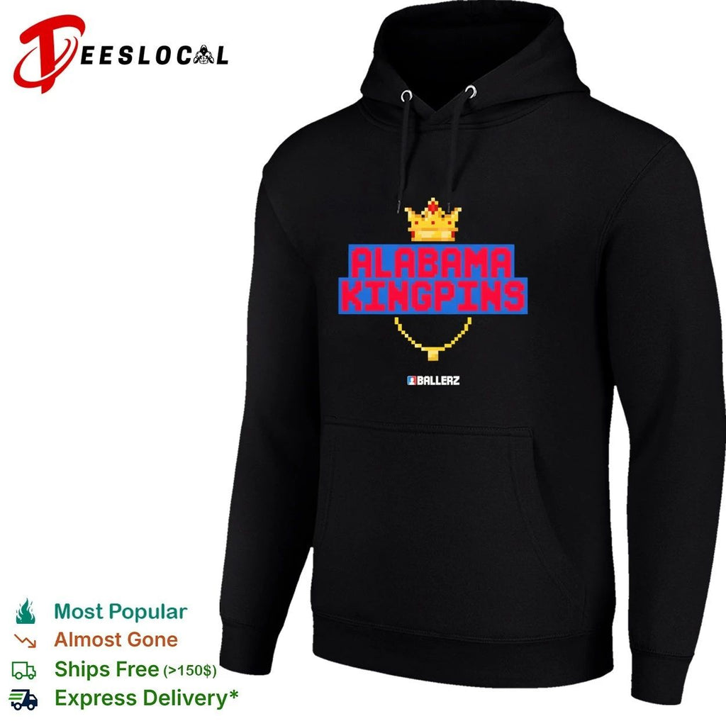 Alabama Kingpins Ballerz Pixel Art Crown Unisex