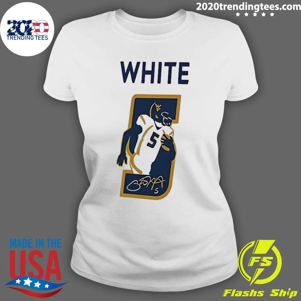 West Virginia Mountaineers Pat White 2026 Graphic Shirt