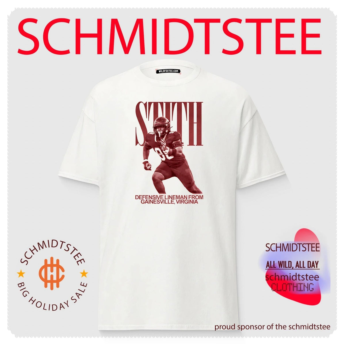 Jeramy Stith Defensive Lineman from Gainesville Virginia shirt Unisex