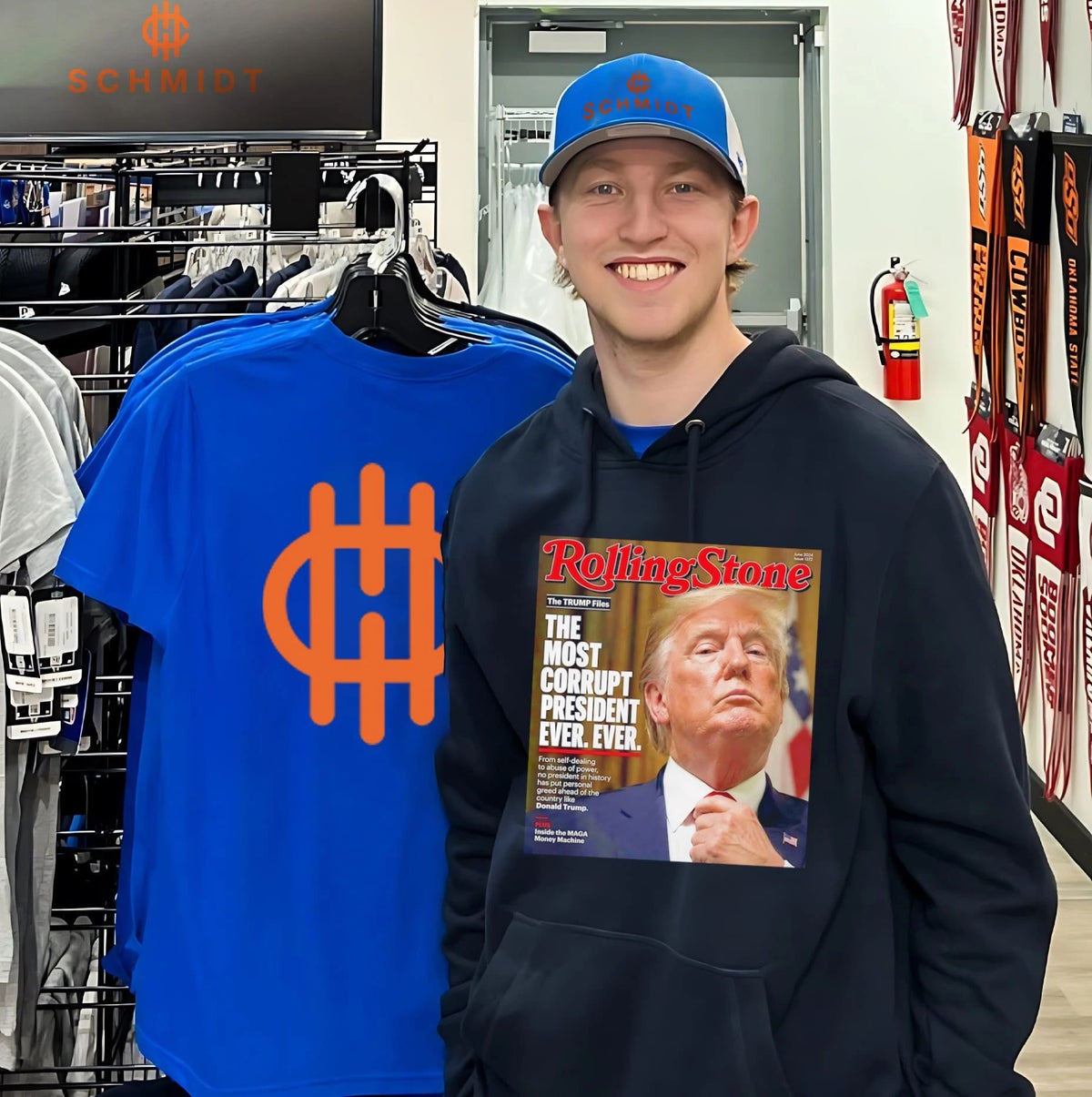 Rolling Stone the Trump Files the most corrupt president ever shirt Unisex