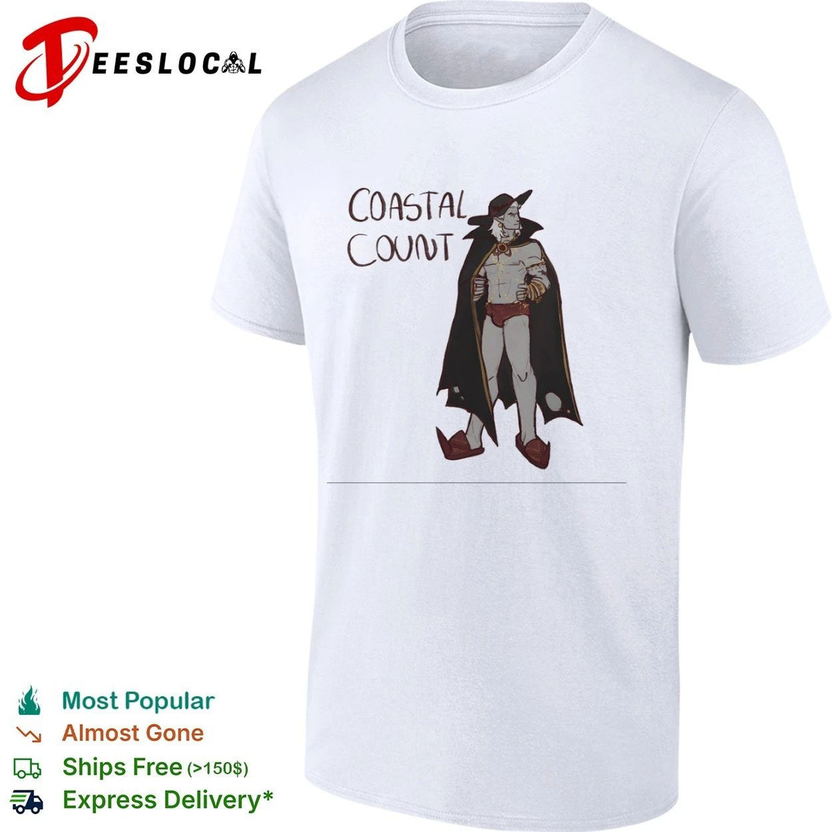 Coastal Count vampire fantasy character Unisex