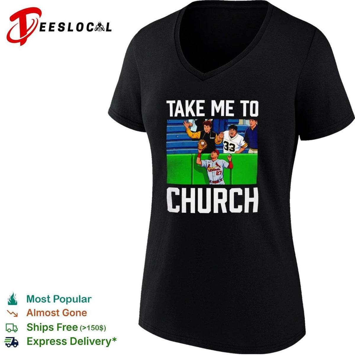 Take Me to Church St Louis Cardinals Baseball Unisex