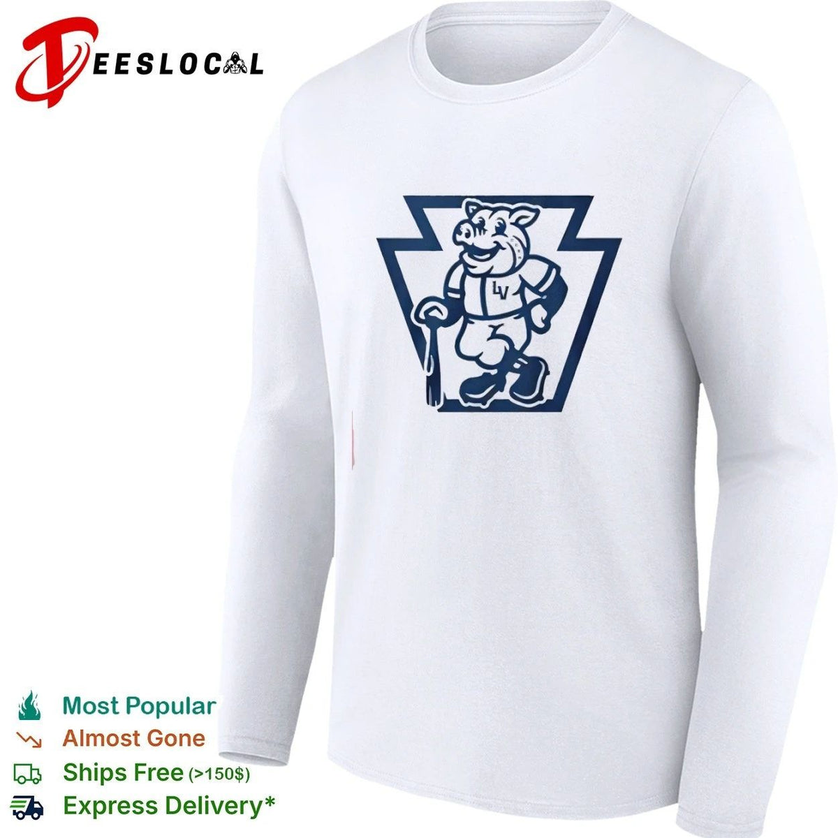 Lehigh Valley IronPigs Baseball Mascot Unisex