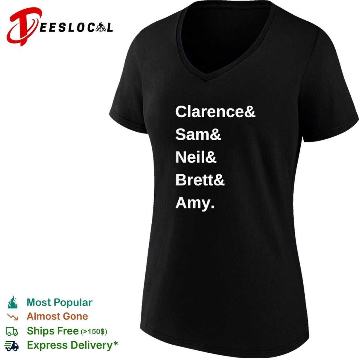 Clarence and Sam and Neil and Brett and Amy names Unisex