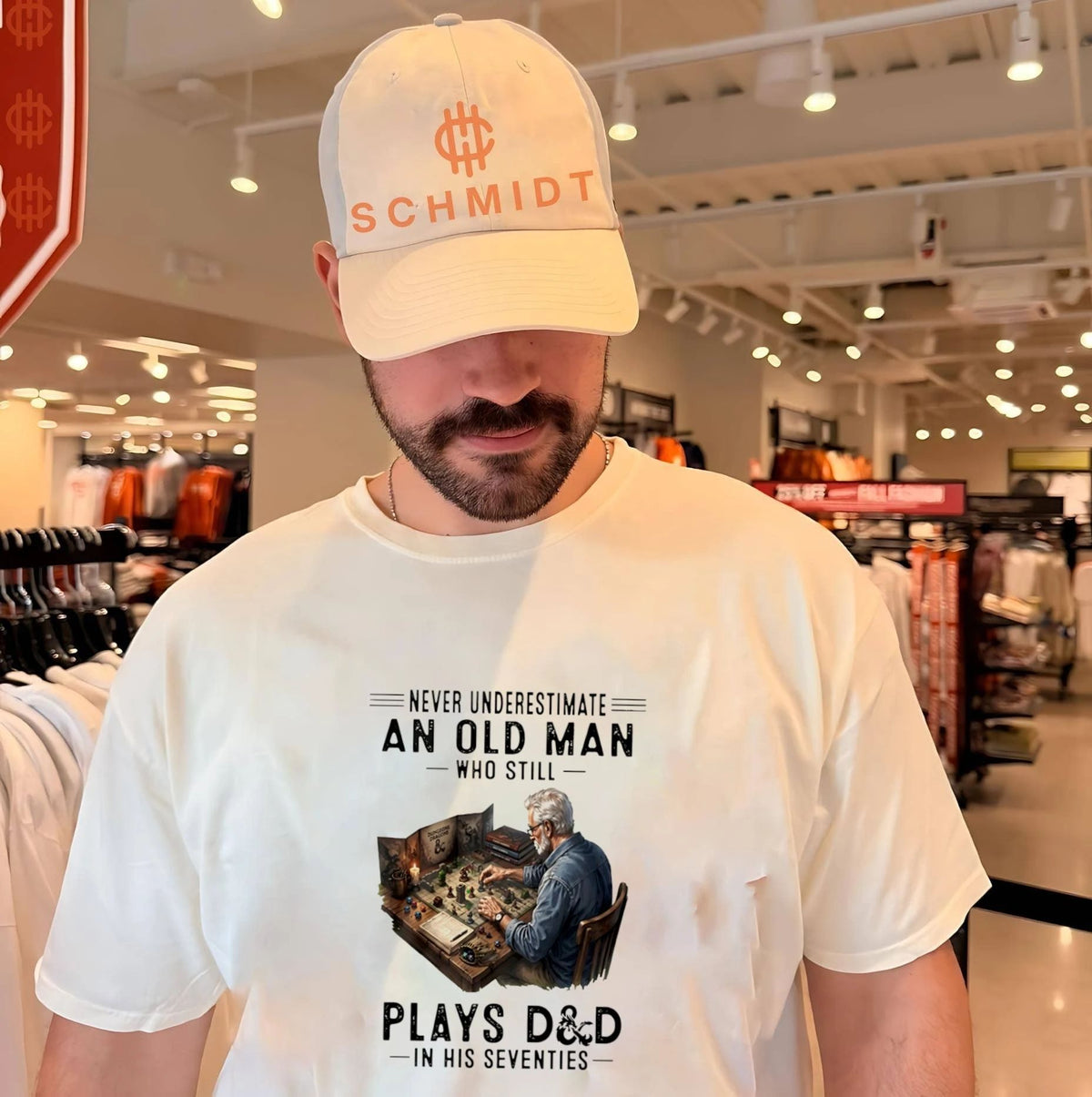 Never Underestimate An Old Man Who Still Play Dd In His Seventies Shirt Unisex