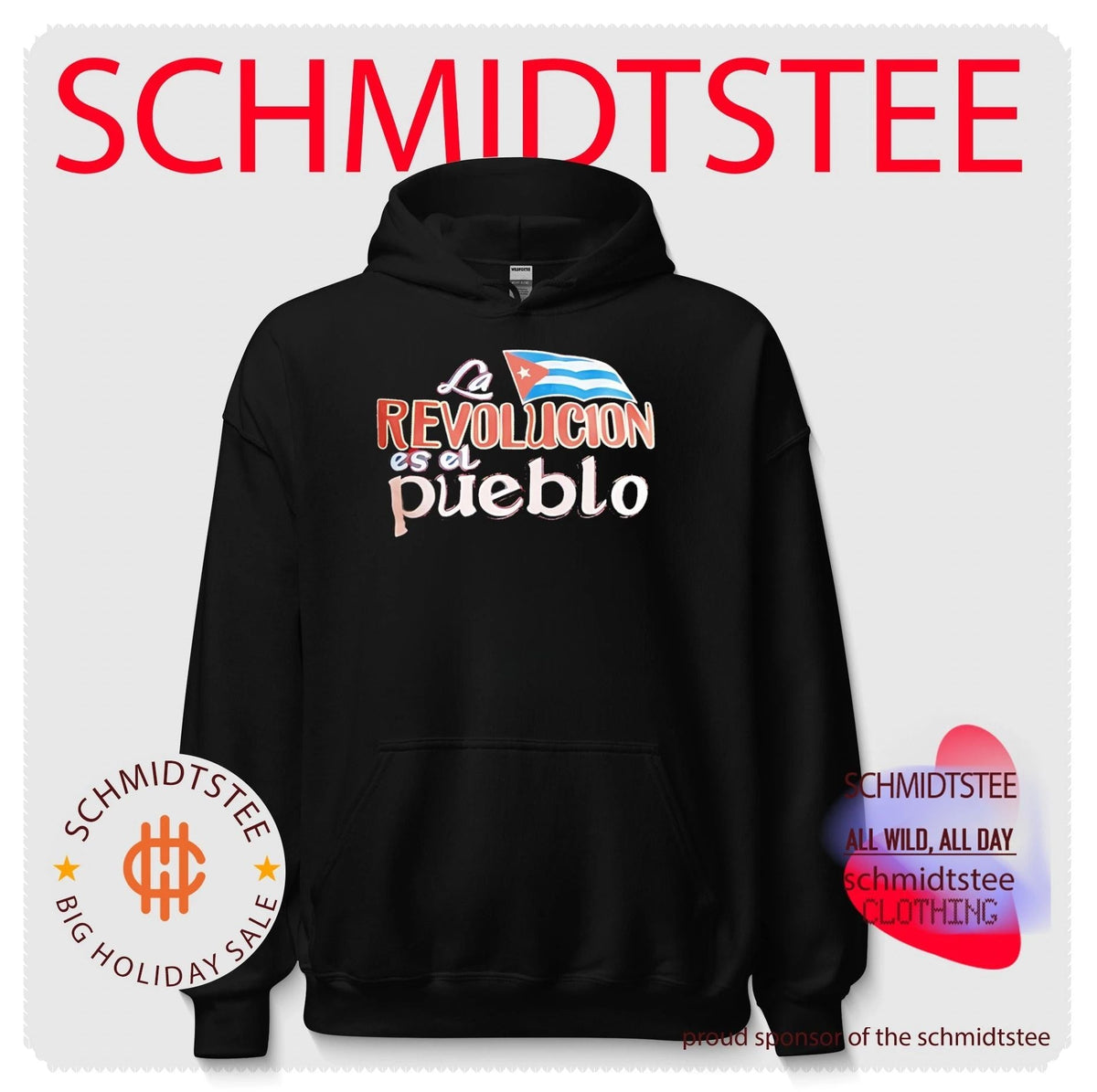 La Revolucion es el Pueblo Cuba flag shirt Unisex