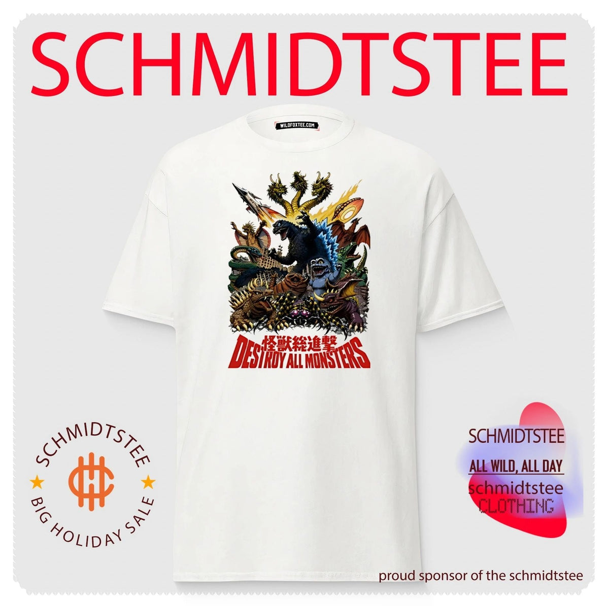 Godzilla Destroy All Monsters shirt Unisex