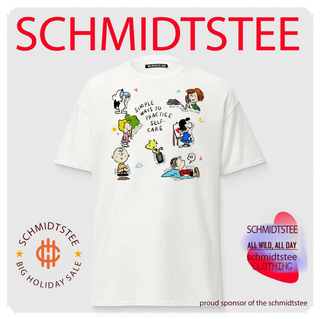 Peanuts Simple Ways to Practice Self-Care shirt Unisex