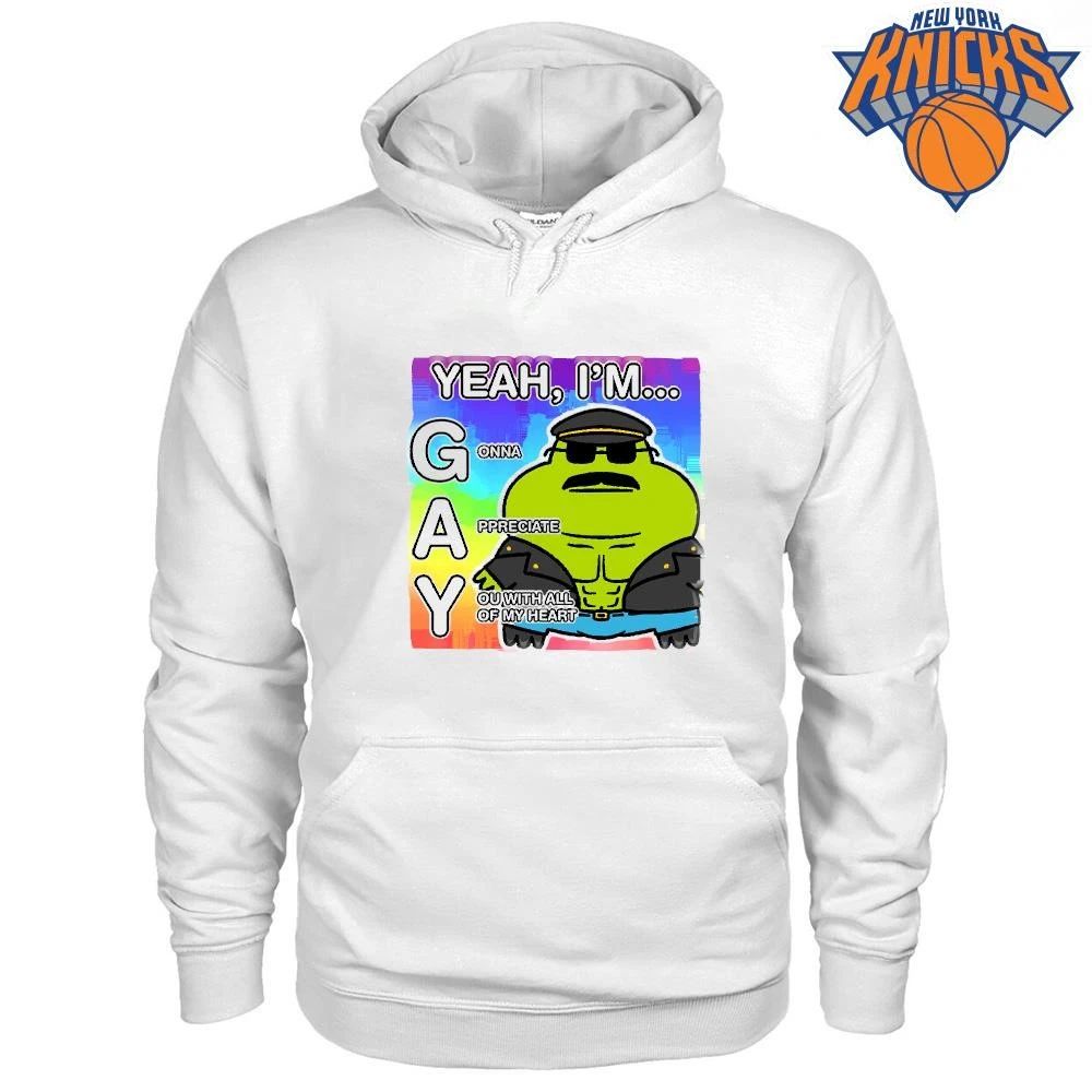 Yeah I’m Gay Gonna Appreciate You With All Of My Heart Muscle Frog Meme Shirt Unisex