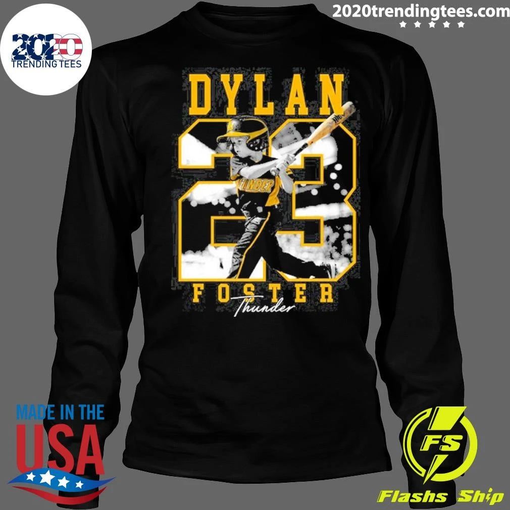 Dylan Foster Thunder 23 Baseball Sports Signature Shirt