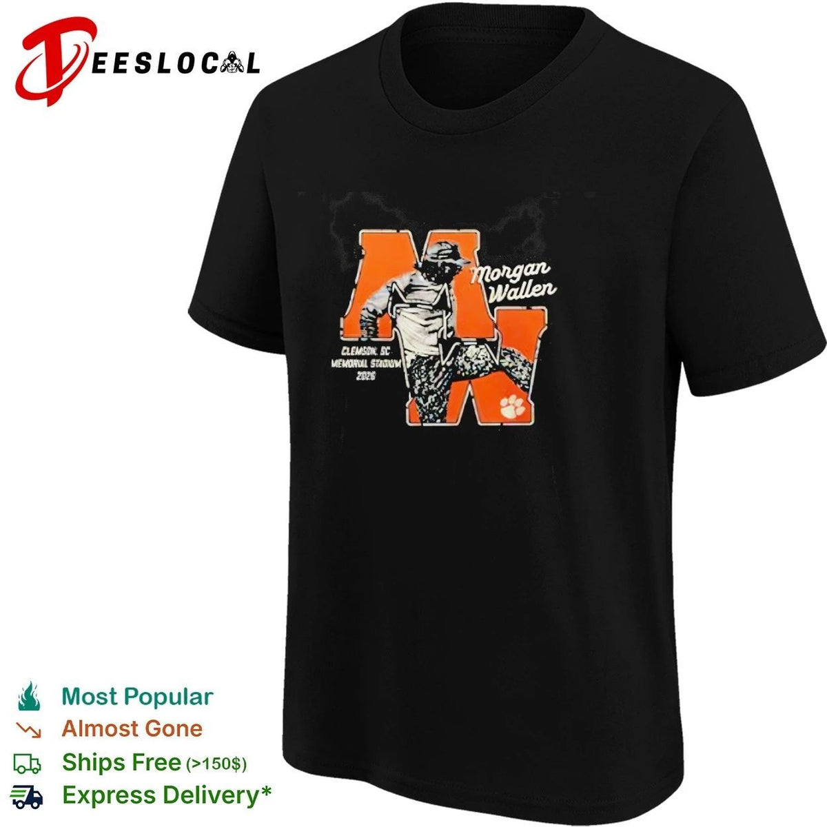 Morgan Wallen Clemson Tigers Still The Problem Tour 2026 Memorial Stadium Unisex
