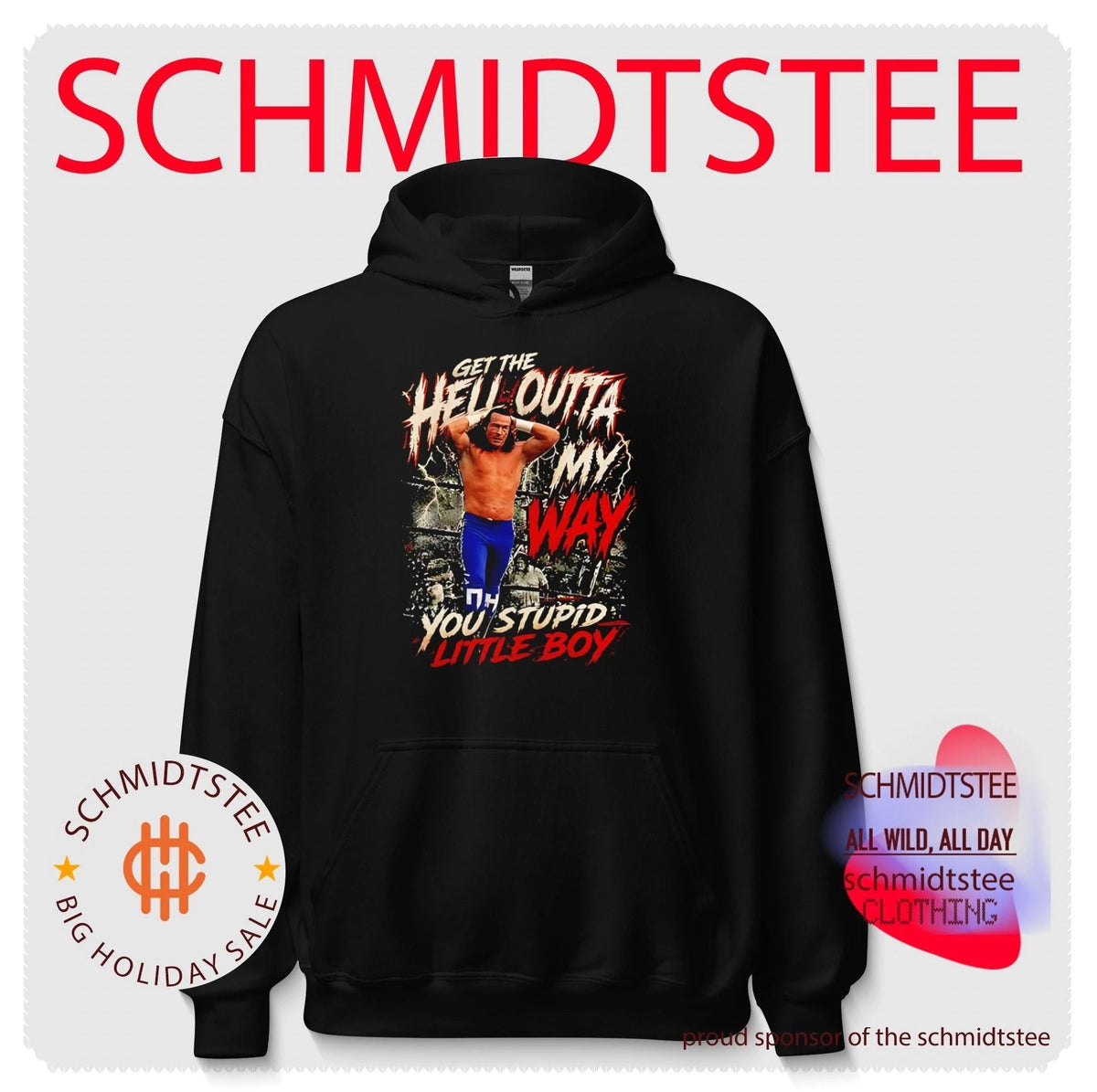 Nick Hamrick get the hell outta my way you stupid little boy vintage shirt Unisex