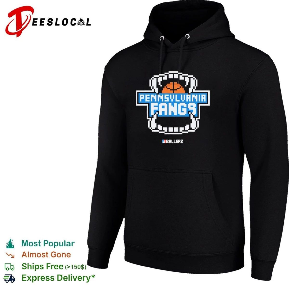 Pennsylvania Fangs Ballerz basketball Unisex
