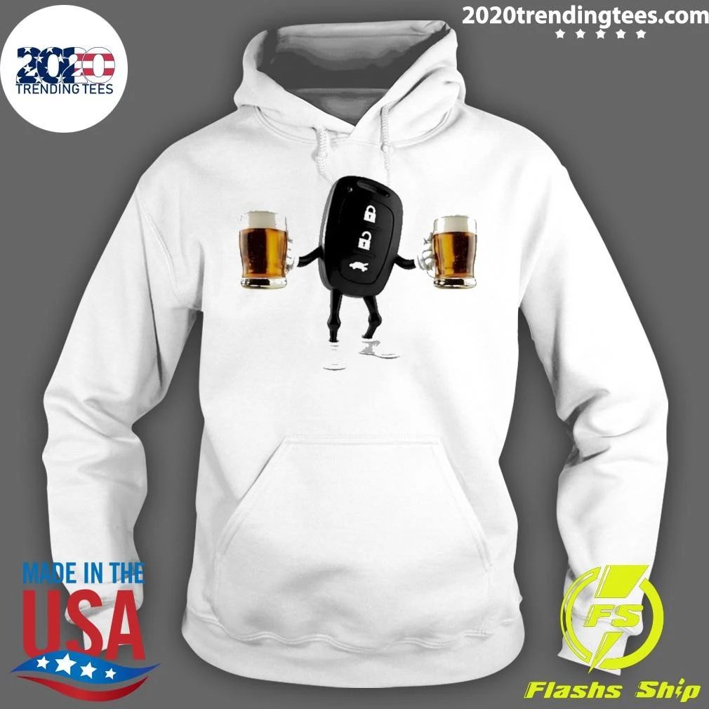 Car Keys With Beer Graphic Meme Shirt