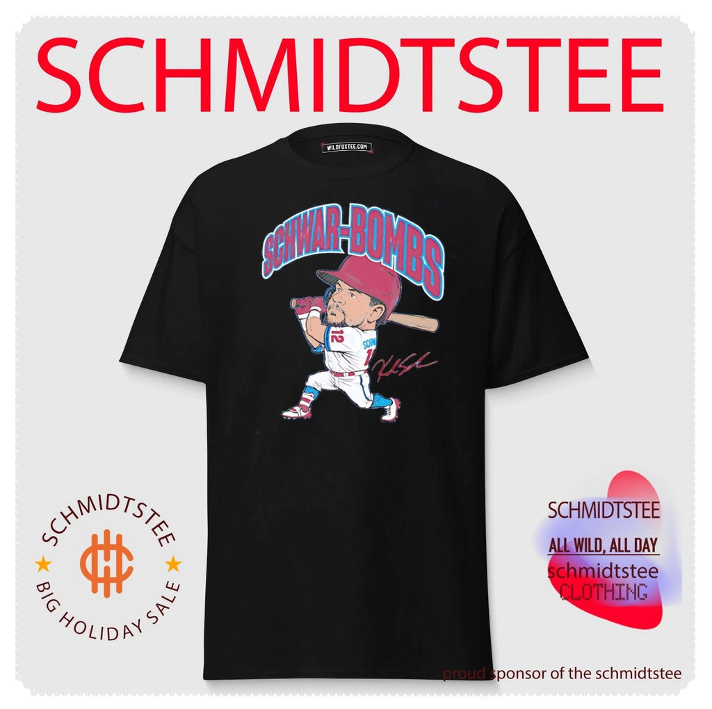 Philadelphia Phillies Major League Baseball Kyle Schwarber schwar-bombs shirt Unisex
