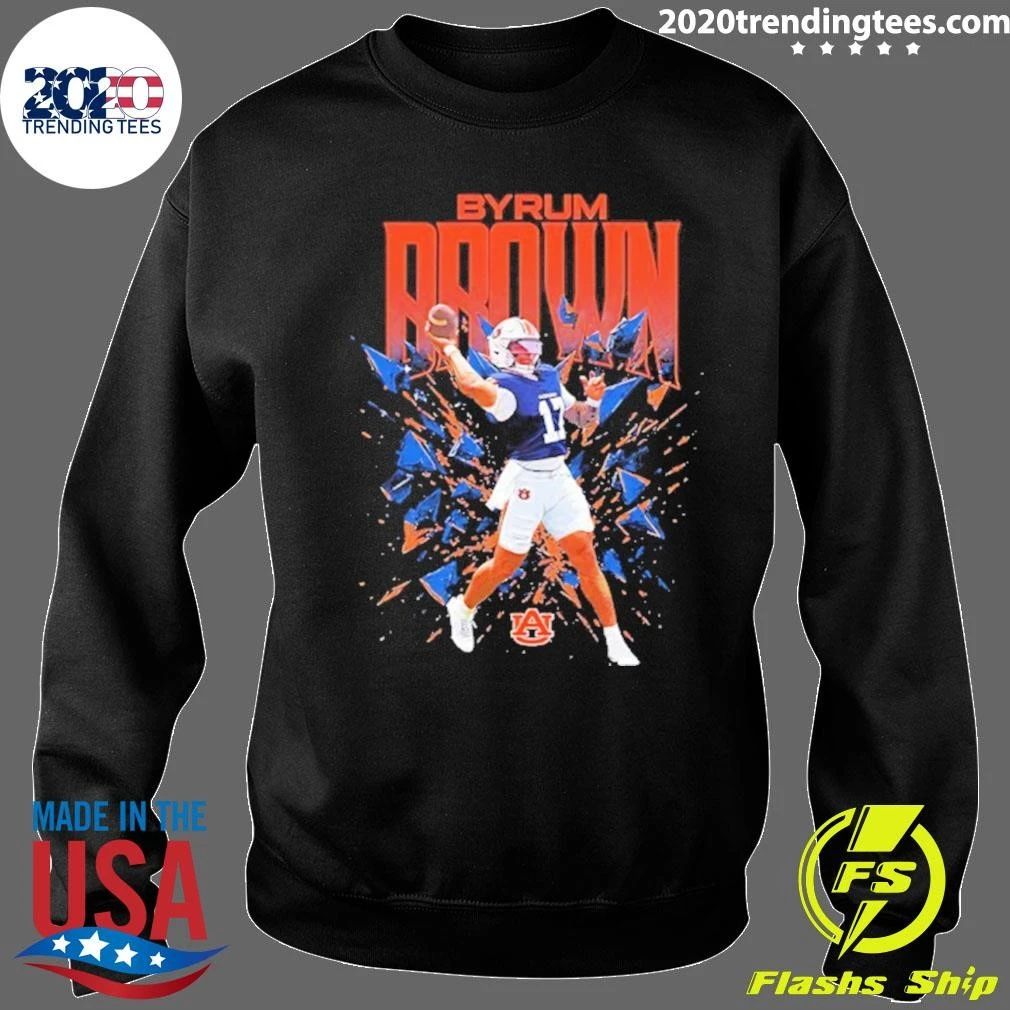 Byrum Brown Auburn Tigers Football Player Graphic Shirt