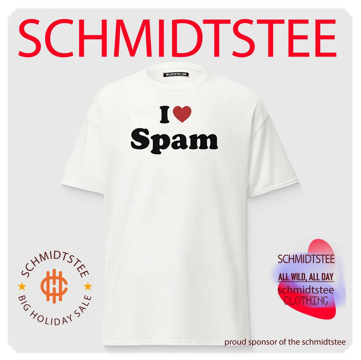 I Love Spam Funny Humor shirt Unisex