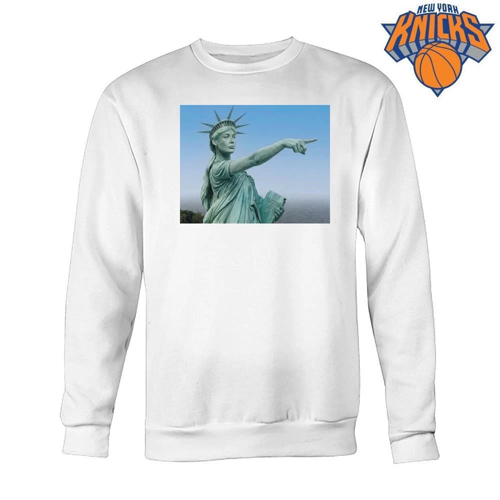 Statue Of Liberty Dont You Point At Me Sophie Cunningham Pointing Funny Meme Shirt Unisex
