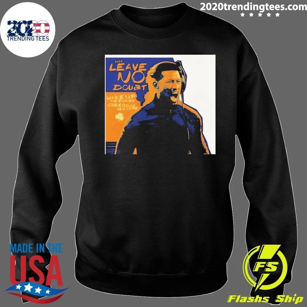Notre Dame Football Coach Freeman Leave No Doubt Irish 2026 Wake Up The Echoes Shirt