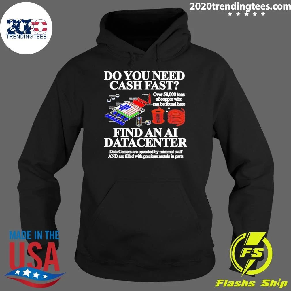 Data Center Metal Theft Infrastructure Do You Need Cash Fast Find An Ai Shirt