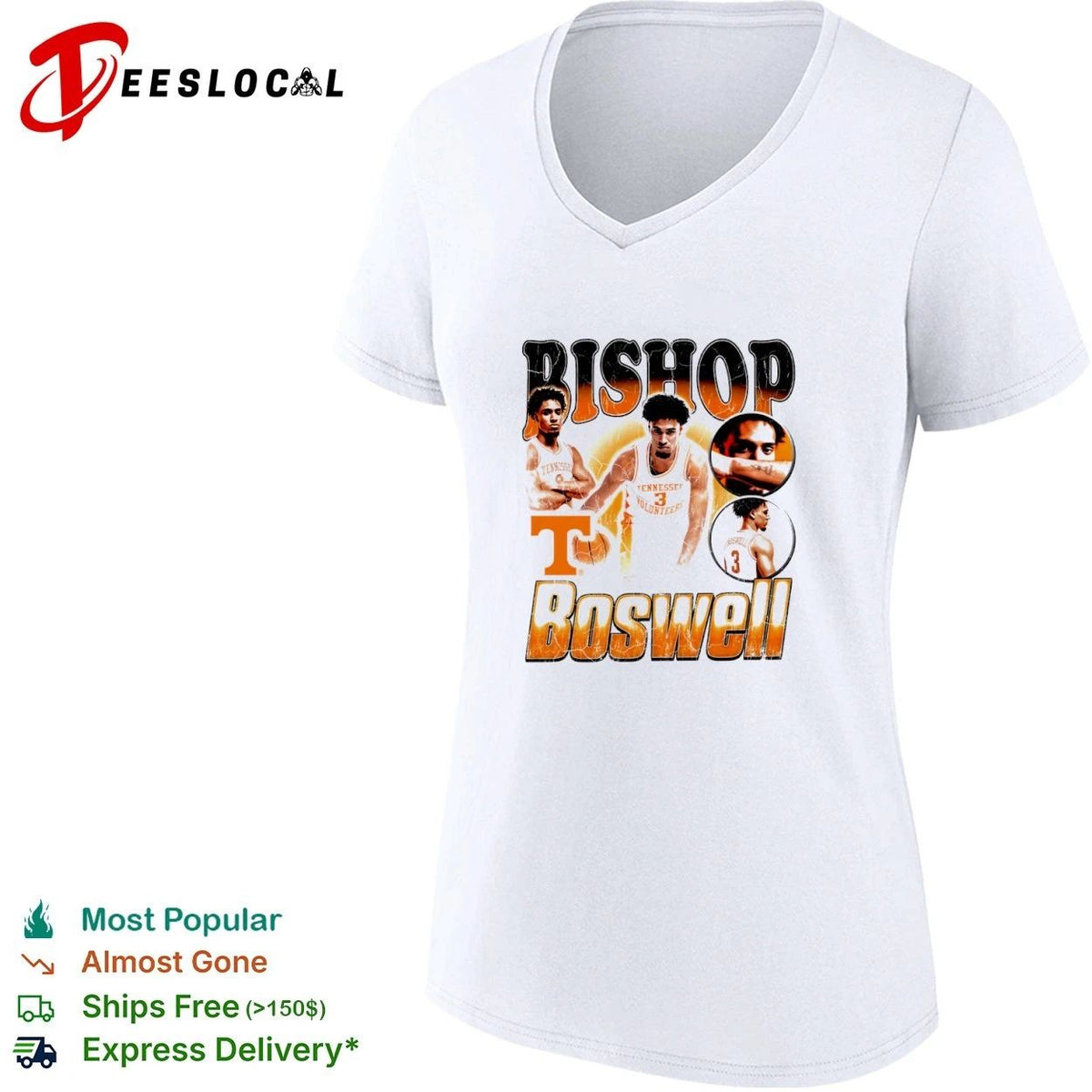 Bishop Boswell Tennessee Volunteers NCAA Basketball Unisex